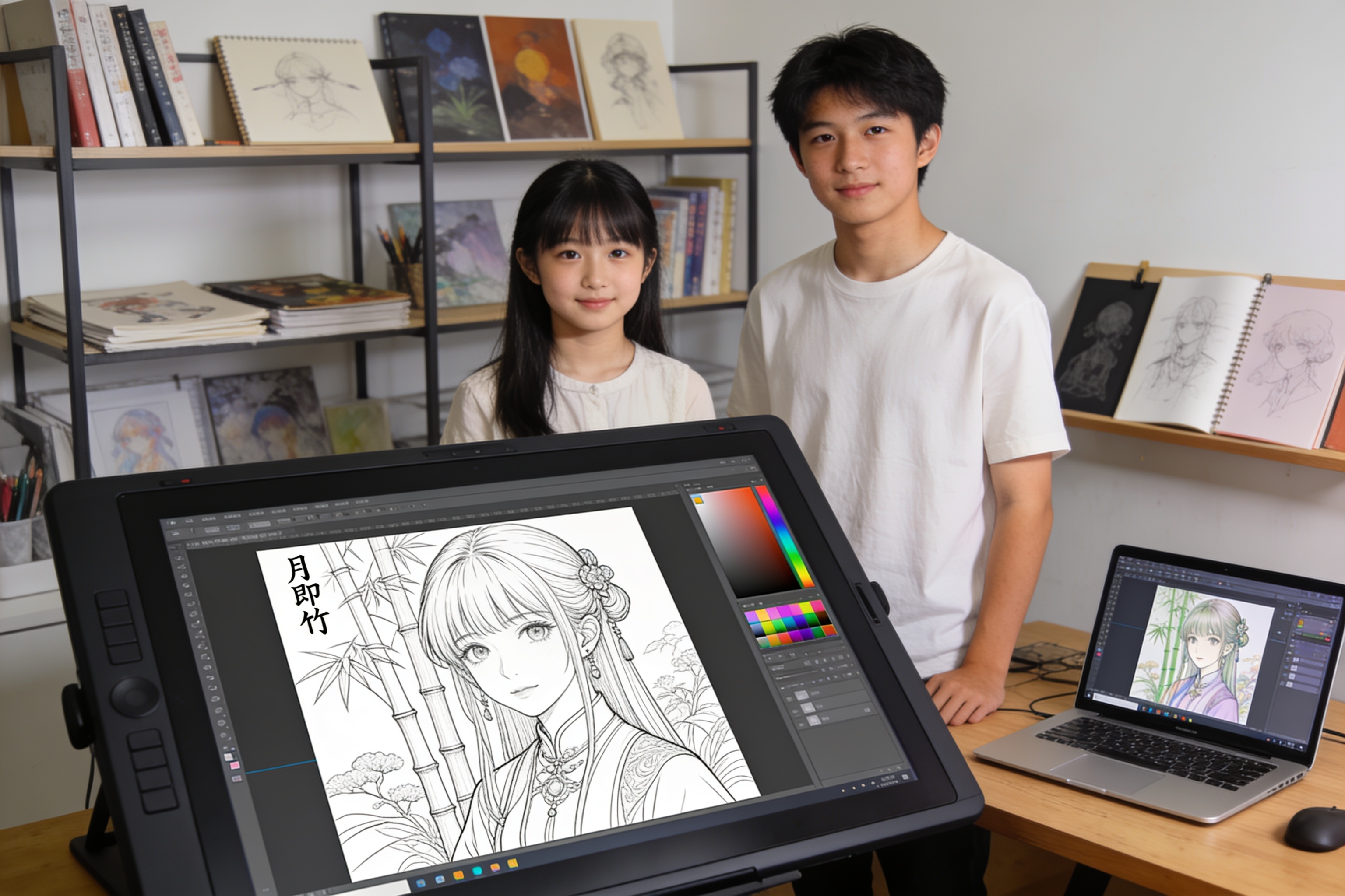 月刂竹作品数字稿输出